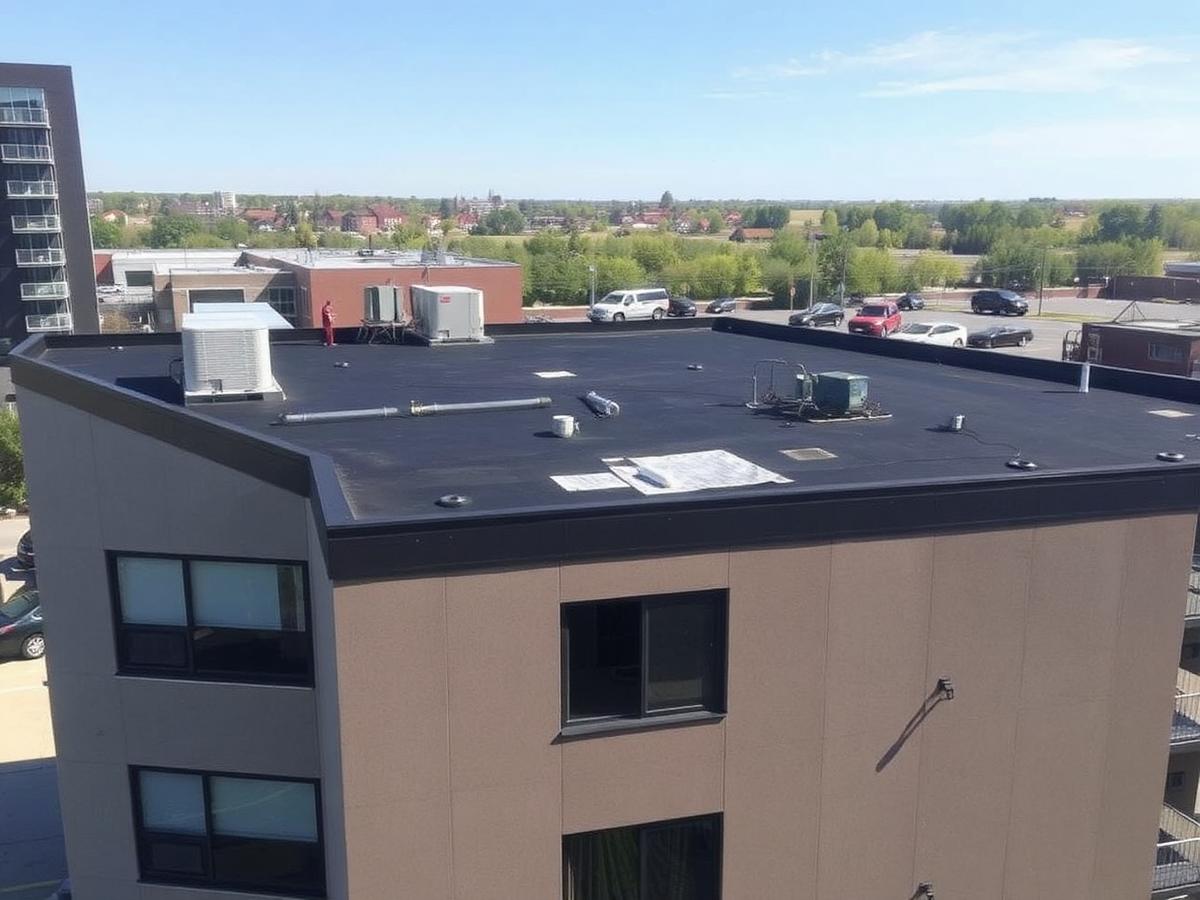 Flat & Commercial Roofing — Kaufman Roofing project