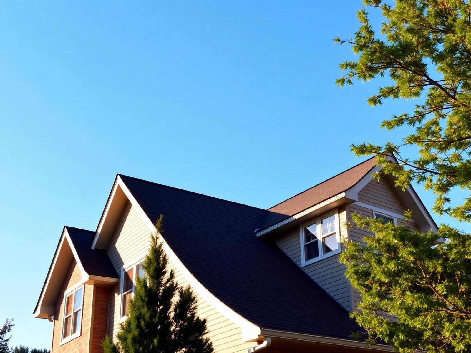 Twin Cities home with newly installed asphalt shingle roof by Kaufman Roofing